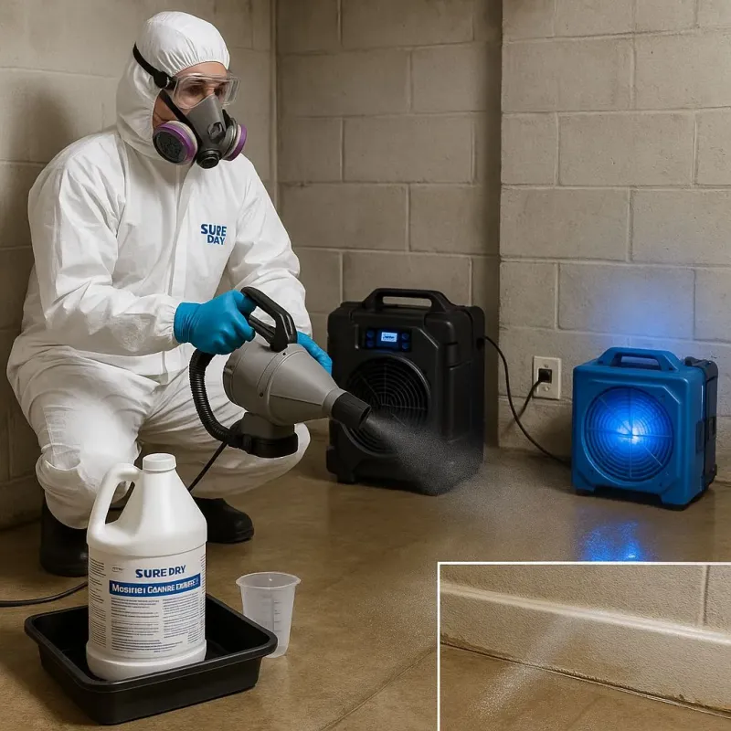 Sanitization and Odor Removal process in Middleport, NY